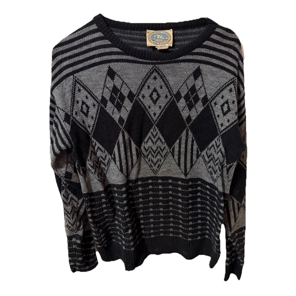 Environmental Clothing Co Vintage 70% Wool Sweater Blue